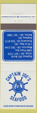 Matchbook Cover - Captain Joe's Seafood Jesup GA Brunswick Baxley