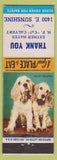 Matchbook Cover - Thank You Esther Hayes Cal Calvert NO TOWN
