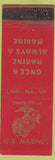 Matchbook Cover - United States Marines WEAR