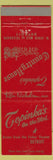 Matchbook Cover - Topinka's Detroit MI WEAR