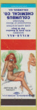 Matchbook Cover - Columbus Chemical Pest Control Columbus GA pinup