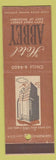 Matchbook Cover - Hotel Abbey New York City
