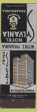 Matchbook Cover - Hotel Sylvania Philadelphia PA WEAR
