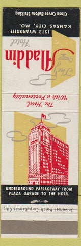 Matchbook Cover - Aladdin Hotel Kansas City MO