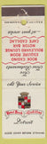 Matchbook Cover - Hotel Book Cadillac Detroit MI