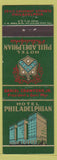 Matchbook Cover - Hotel Philadelphian Philadelphia PA