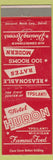 Matchbook Cover - Hotel Huron Ypsilanti MI