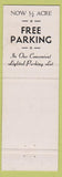 Matchbook Cover - Columbia Hotel Wenatchee WA