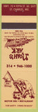 Matchbook Cover - Noah's Ark Motor Inn Restaurant ST Charles MO