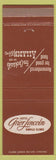 Matchbook Cover - Hotel Grier Lincoln Danville IL