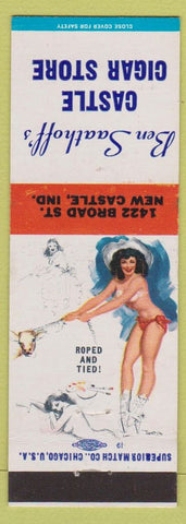Matchbook Cover - Ben Saathoff's Cigars New Castle IN pinup