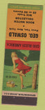 Matchbook Cover - Geo Oswald Match Collector Penn Yan NY pinup