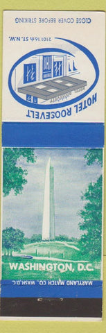 Matchbook Cover - Hotel Roosevelt Washington DC