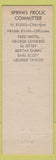 Matchbook Cover - Keystone Match Club 1954 pinup Philadelphia PA