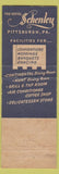 Matchbook Cover - Hotel Schenley Pittsburgh PA