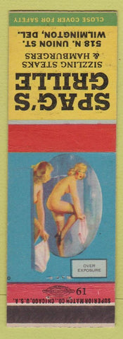 Matchbook Cover - Spag's Grille Wilmington DE pinup