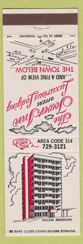 Matchbook Cover - Tower Inn Salem MO