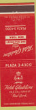 Matchbook Cover - Hotel Gladstone New York City