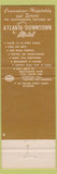 Matchbook Cover - Atlanta Downtown Motel GA