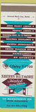 Matchbook Cover - Sherry Biltmore Hotel Boston MA