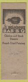 Matchbook Cover - Cables BBQ Chattanooga TN Retriever Dog