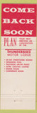 Matchbook Cover - Thunderbird Motor Lodge Fitchburg MA