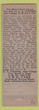 Matchbook Cover - Art Steiner Sales Advertising Fort Worth TX pinup