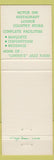 Matchbook Cover - Village Green Danvers MA