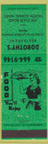 Matchbook Cover - Dorothy's Restaurant North Adams MA girlie Green
