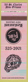 Matchbook Cover - The Pearl Restaurant New Orleans LA