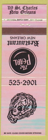 Matchbook Cover - The Pearl Restaurant New Orleans LA