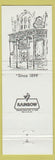 Matchbook Cover - The Pearl Restaurant New Orleans LA