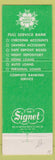 Matchbook Cover - 1st National Bank Port Washington Saukville WI