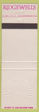 Matchbook Cover - Ridgewells Catering Bethesda Chevy Chase MD WEAR