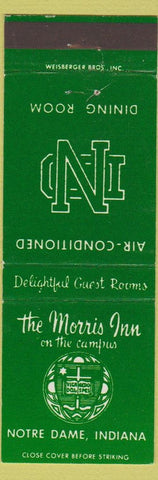 Matchbook Cover - Morris Inn Notre Dame IN South Bend?
