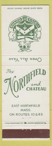 Matchbook Cover - Northfield and Chateau East Northfield MA