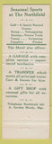 Matchbook Cover - Northfield and Chateau East Northfield MA