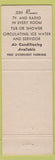 Matchbook Cover - Bradford Hotel Boston MA