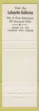 Matchbook Cover - Lafayette House Foxboro MA