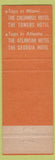 Matchbook Cover - Columbus Hotel Miami FL