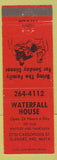 Matchbook Cover - Waterfall House Elkhart IN