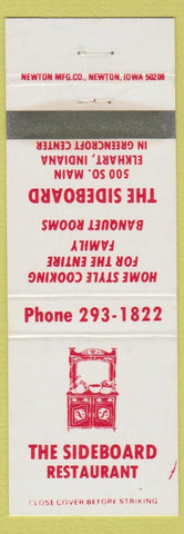 Matchbook Cover - Sideboard Restaurant Elkhart IN