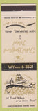 Matchbook Cover - New Bedford Hotel New Bedford MA