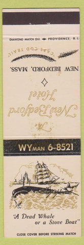 Matchbook Cover - New Bedford Hotel New Bedford MA