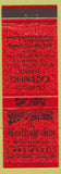 Matchbook Cover - Heritage Inn Jasper IN