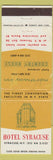 Matchbook Cover - Hotel Syracuse NY WORN