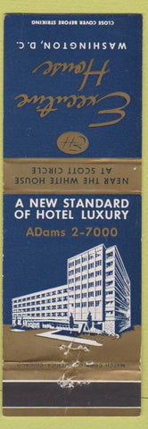 Matchbook Cover - Executive House Hotel Washington DC WEAR