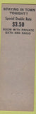 Matchbook Cover - Hotel Dixie New York City