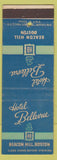 Matchbook Cover - Hotel Bellevue Beacon Hill Boston MA