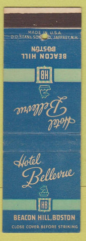 Matchbook Cover - Hotel Bellevue Beacon Hill Boston MA